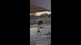 Swing, Batter Batter, Right Into The Pool