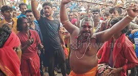 Devotees wear LIVE snakes around their necks at serpent festival held in northern India