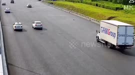 Family of ducks crossing road cause multi-car collision in Moscow