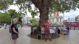 Celebrating 75 Years of NHS, Rally for Windrush generation & establishment of the NHS, London, UK