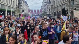 Trans rights are human rights: thousands march for equality in biggest London event so far