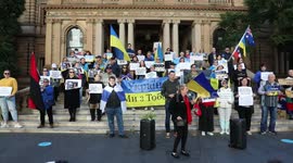 500 Days of Full-Scale Invasion of Ukraine marked at rally in Sydney, Australia
