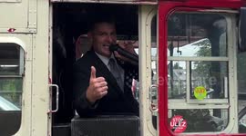 Uxbridge MP candidate Kingsley Hamilton leads anti-ULEZ motorcade