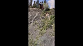 4th of July Car Launch in Glacier View, Alaska