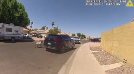 Cops Round Up Wild Bunch In Glendale, Arizona, USA