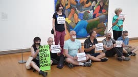 Activists From Extinction Rebellion Hold Solidarity Protest In New York, NY, USA