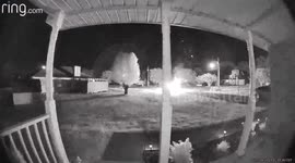 Fireworks Shoot Garbage Bin in Fourth of July Mishap