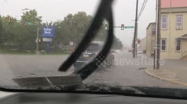 US: Torrential Rains Drench The Northeast, Severe Flooding Hits Pennsylvania And New York