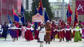 17th National Costume Festival held in Mongolia's capital