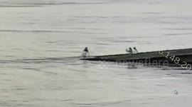 Four elderly people jump into Yangtze River to save drowning woman in E China