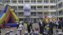 In conflict-ridden Gaza, refugee children find peace, fun in UN-sponsored summer camps