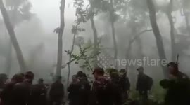 Burmese villagers flee to Thailand as fighting erupts between junta and resistance troops