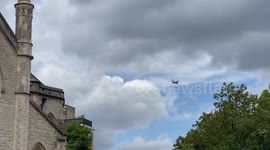 UK armed forces Chinook helicopter appears in London sky as US President Biden visits the city