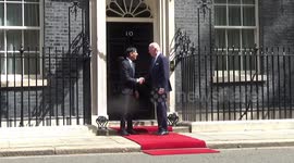 Rishi Sunak welcomes Joe Biden to 10 Downing Street