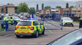A UK school is in lockdown following reports of a stabbing