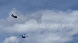 US President Joe Biden leaves London for Lithuania to attend NATO summit