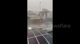 Japan: Torrential Rains, Hail, And Gusty Winds Blast Northern Kanto Region