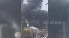 Fire Breaks Out At Iranian Oil Refinery In Bandar Abbas, Iran