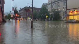 Dangerous flooding kills one in northeast United States