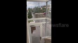 Japan: Heavy Rain, Gusty Winds Hit Hokkaido, Flooding Reported In Several Areas