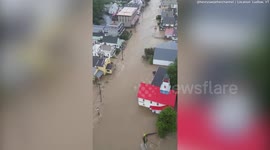 Vermont hit with flash floods after US northeast hammered by torrential rain