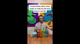 Man with rare phobia who ONLY drinks water tries fizzy drinks for first time – as 23 million people watch 'unreal' moment