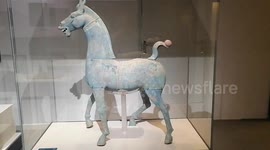 Sanxingdui Cultural Relics Han Dynasty Bronze Ware Exhibition in Hami, China