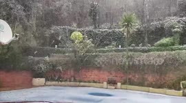 South Africans Marvel At Snow And Sleet In Johannesburg, South Africa