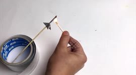 Youtuber Make a Mini Rocket With Matches