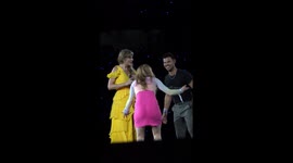Swift support: Taylor Swift's Kansas city concert surprise as co-stars join for 'I Can See You' premiere