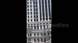 Caesars Palace Standoff: Eyewitness video captures dramatic glass-breaking moments of hostage situation