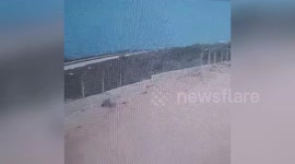 Plane skids off runway and crashes into pieces in Somalia