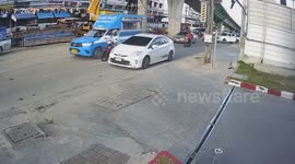 CCTV footage emerges of overpass bridge collapse in Bangkok that killed 2