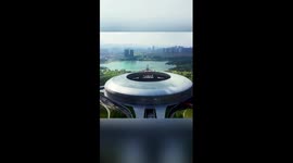 A glimpse of venue for opening ceremony of Summer Universiade in China's Chengdu