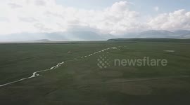 New high-altitude airport under construction in China's Xinjiang