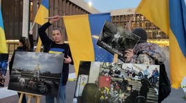 Ukrainians protest against Russian ballet performance in South Africa