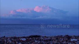Thames Estuary Storm Cloud timelapse in Kent, UK