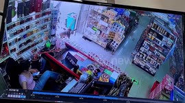 Macaque caught on camera robbing same supermarket three times in four hours