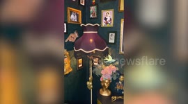 First-time homeowner goes 'wild' and decorates home with 142 framed pictures