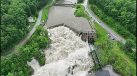 Torrential deluge engulfs Fairfax Falls: record rainfall ravages Vermont
