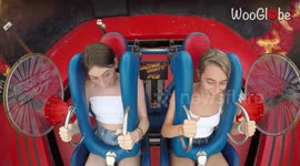 'I THINK I PASSED OUT!' Girl catapulted out of her senses while riding a SlingShot