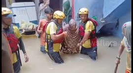 SDRF Saves Pregnant Woman in Labour from Flooded Area in Laksar, Uttarakhand, India