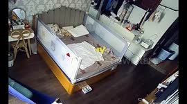 Mother's instinct: a heartwarming moment of protection
