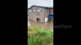 Japan issues emergency safety measures! Flooding engulfs the Tohoku region