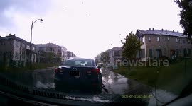 Dashcam Footage of Ottawa Tornado