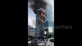 Indonesia in flames: Fire engulfs K-Link tower, sparks traffic nightmare