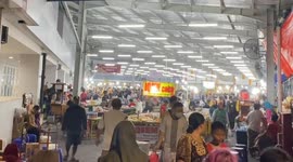 Indonesian Traditional Cake Market at Pasar Senen, Jakarta