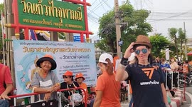 Protest near the Parliament Building, Bangkok, Thailand. Thailand's Parliament votes 13th July to decide if the leader of The Move Forward party, Pita Limjaroenrat, who won the most seats in May's election,  can become the new Prime Minister,