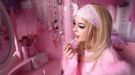 Meet the 'real life Barbie' who models her clothes, car and 'DreamHouse' 'on the iconic doll