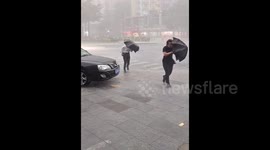 Typhoon Talim brings severe weather conditions to southern China